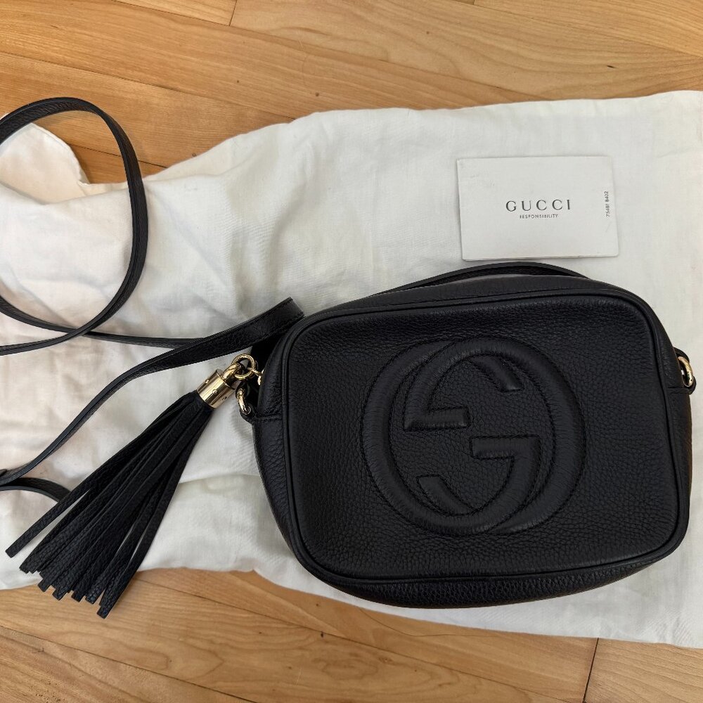 Black Gucci Soho Disco Bag